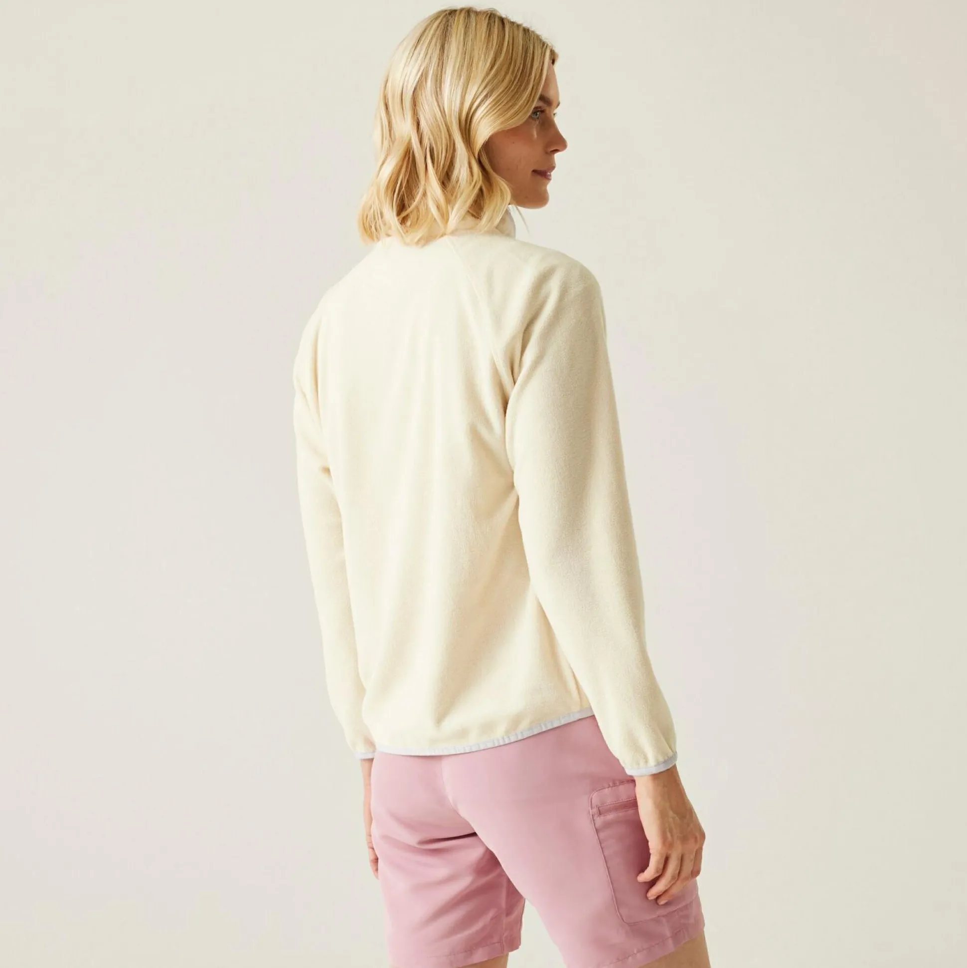 Women's Lilana Full Zip Fleece | Light Vanilla Lilac Thistle