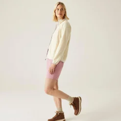 Women's Lilana Full Zip Fleece | Light Vanilla Lilac Thistle