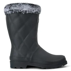 Women's Luxley Mid Fur Lined Wellies | Black