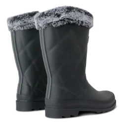 Women's Luxley Mid Fur Lined Wellies | Black