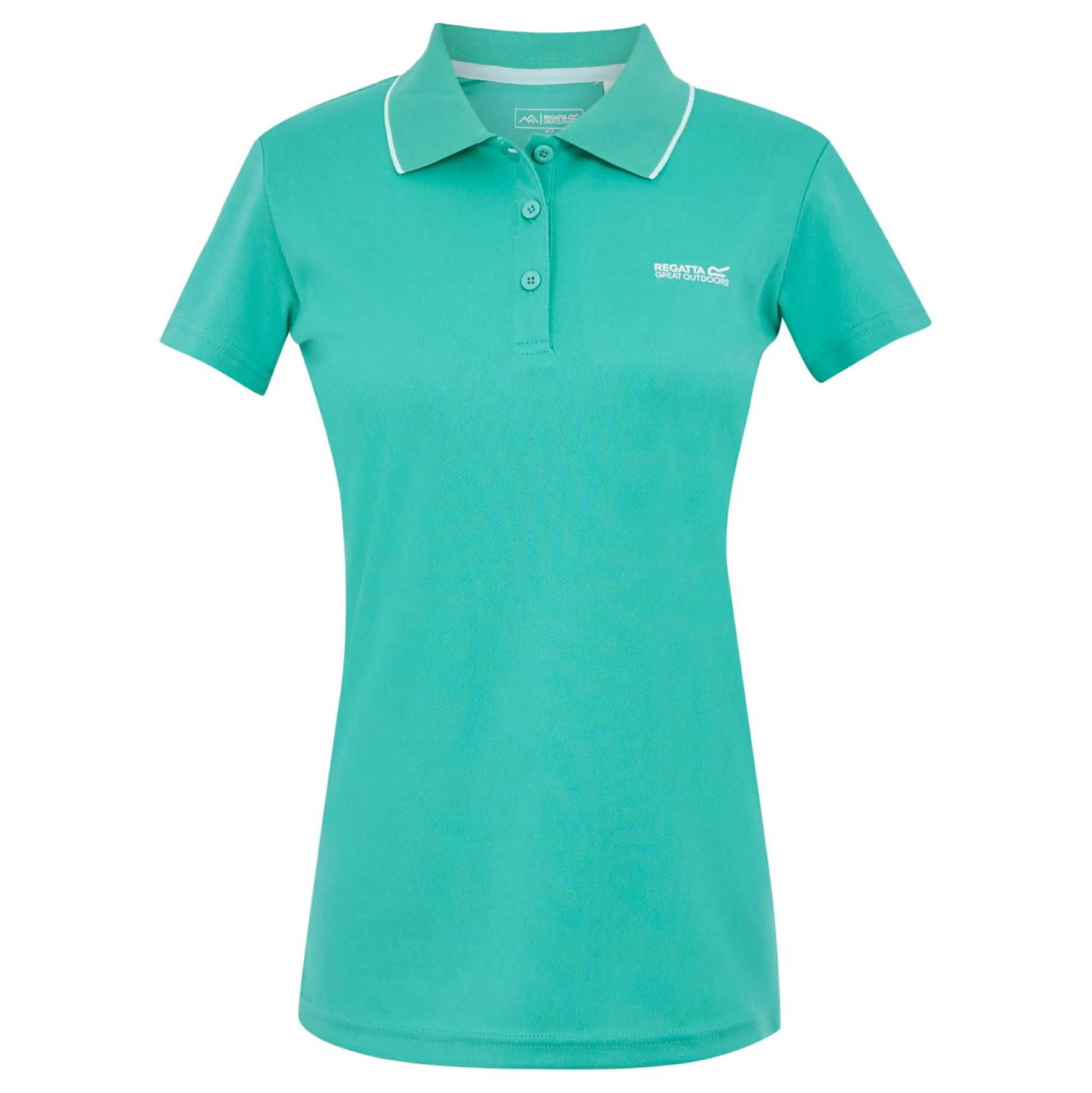 Women's Maverick V Active Polo Shirt | Turquoise Icy Morn
