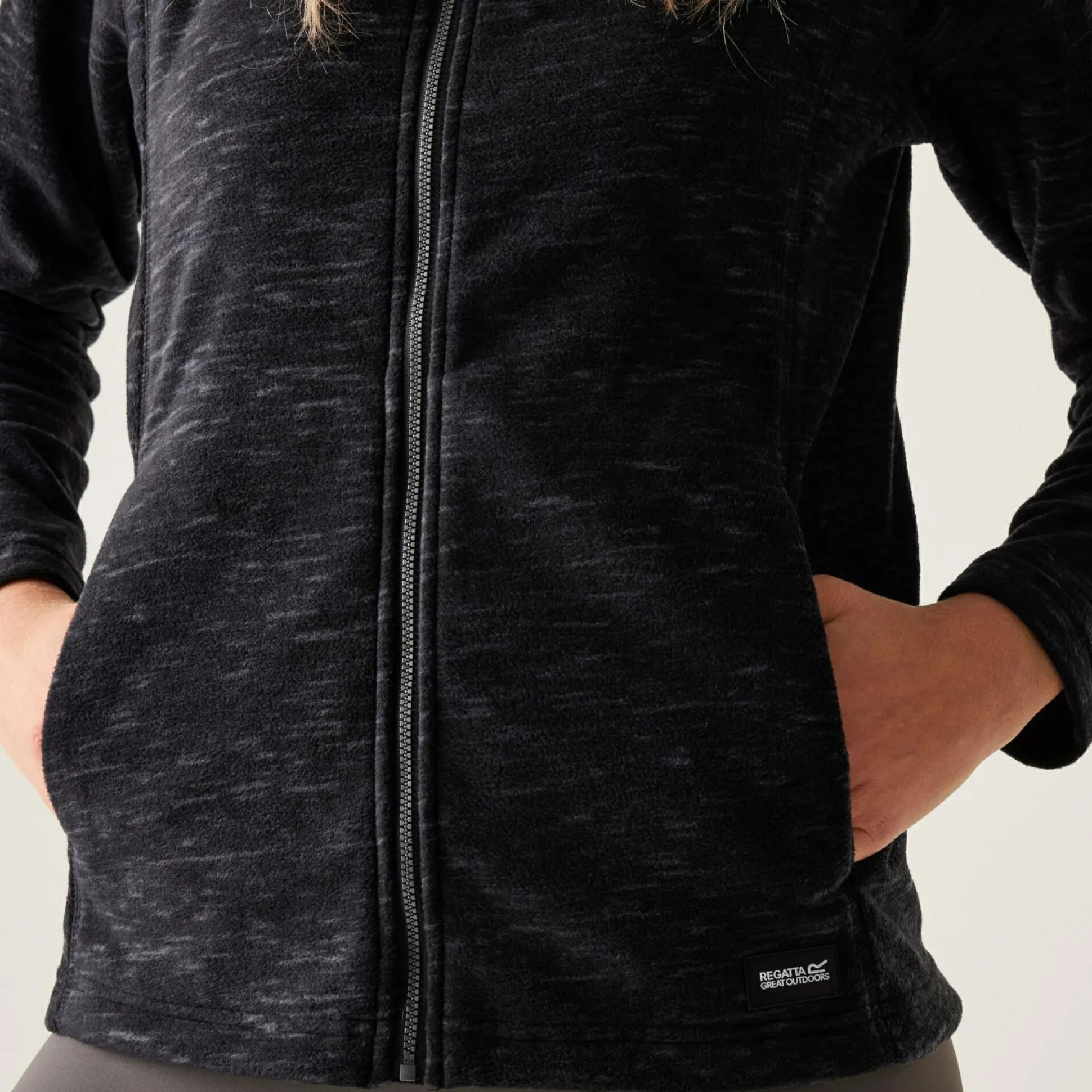 Women's Mayse Full Zip Fleece | Black