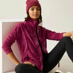 Women's Mayse Full Zip Fleece | Dark Cerise