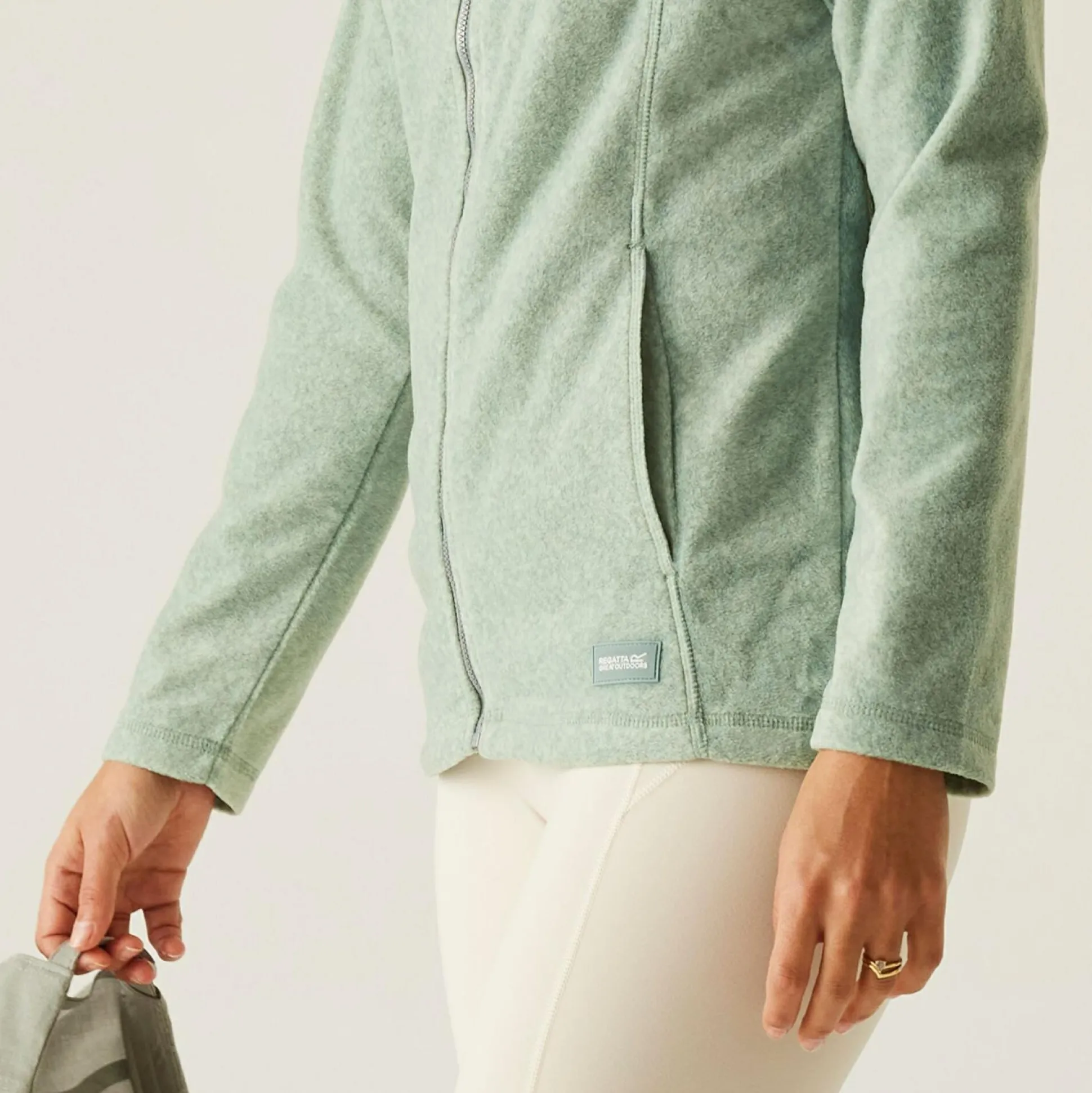 Women's Mayse Full Zip Fleece | Glacier Marl