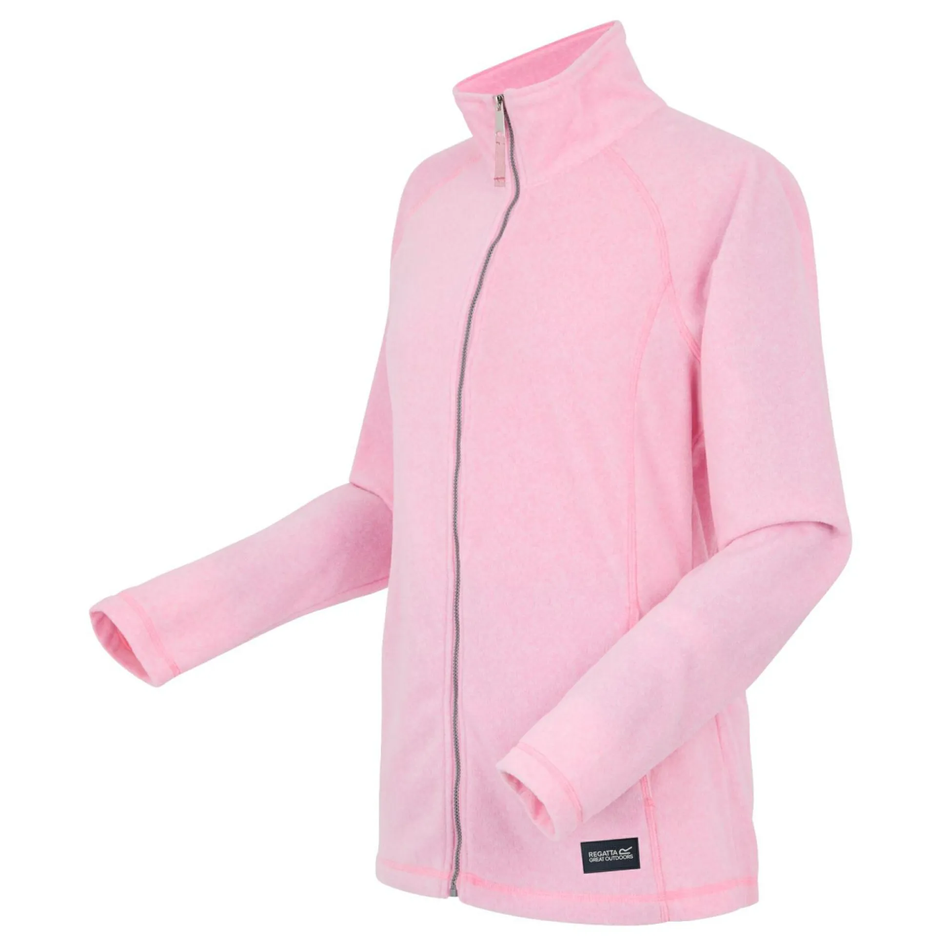 Women's Mayse Full Zip Fleece | Soft Pink Marl