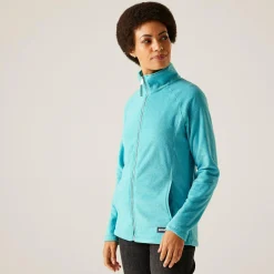 Women's Mayse Full Zip Fleece | Turquoise Marl