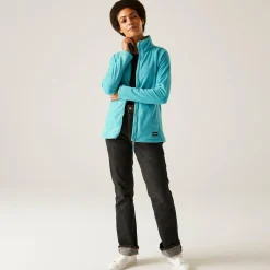 Women's Mayse Full Zip Fleece | Turquoise Marl