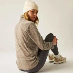 Women's Mayse Full Zip Fleece | Taupe Beige