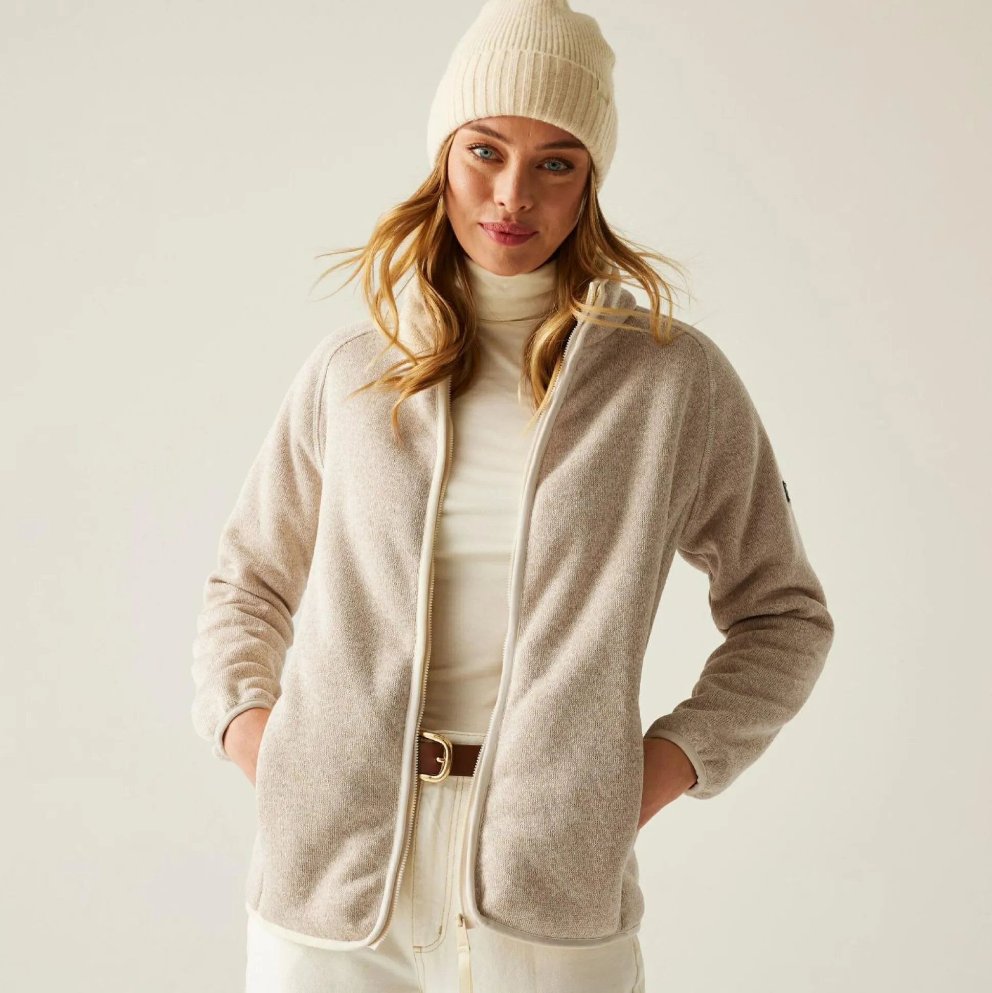 Women's Mellrey Full Zip Fleece | Light Vanilla