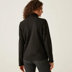 Women's Micro Lightweight Full Zip Fleece | Black