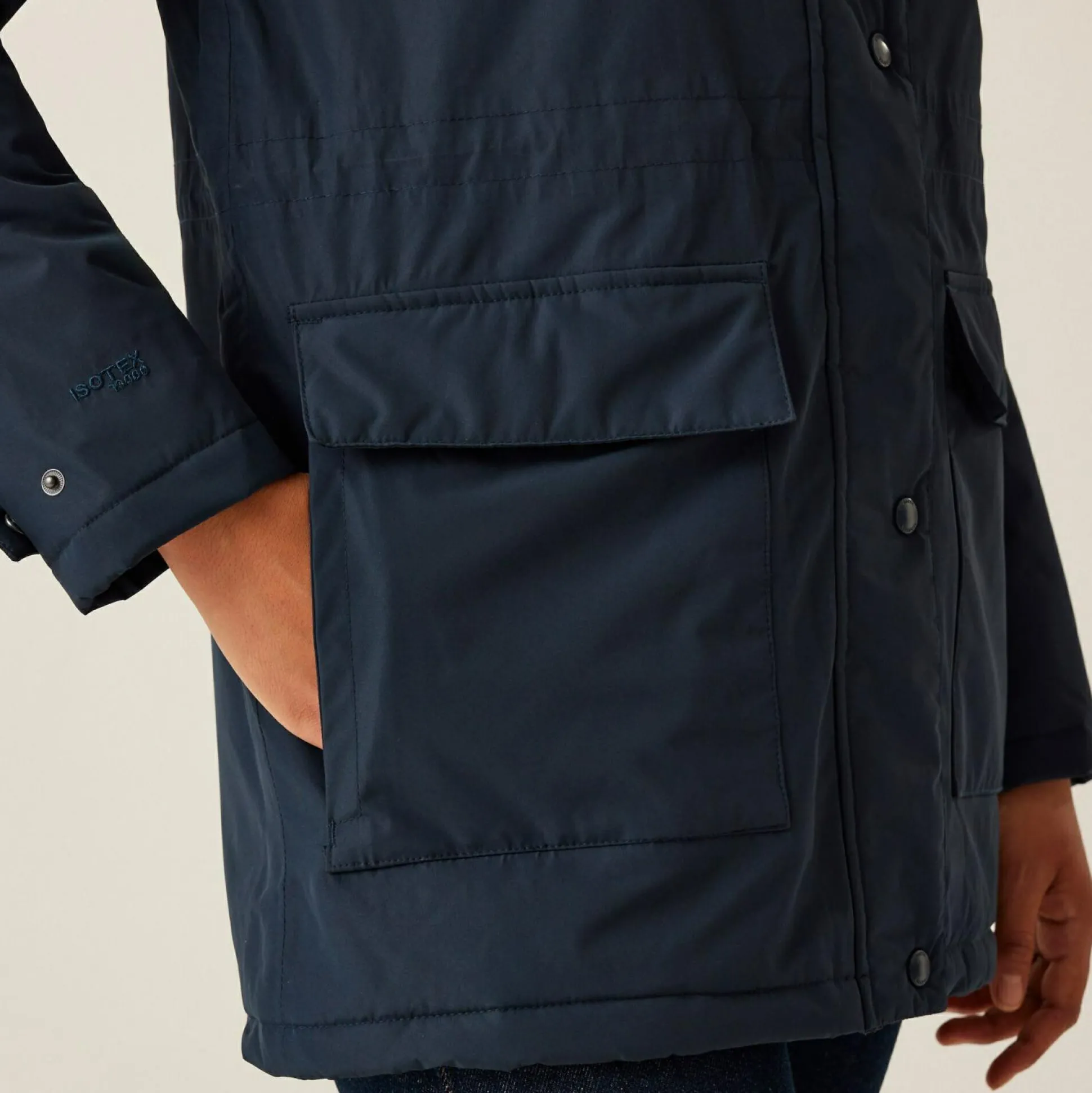Women's Mireya Waterproof Insulated Jacket | Navy Spot Print