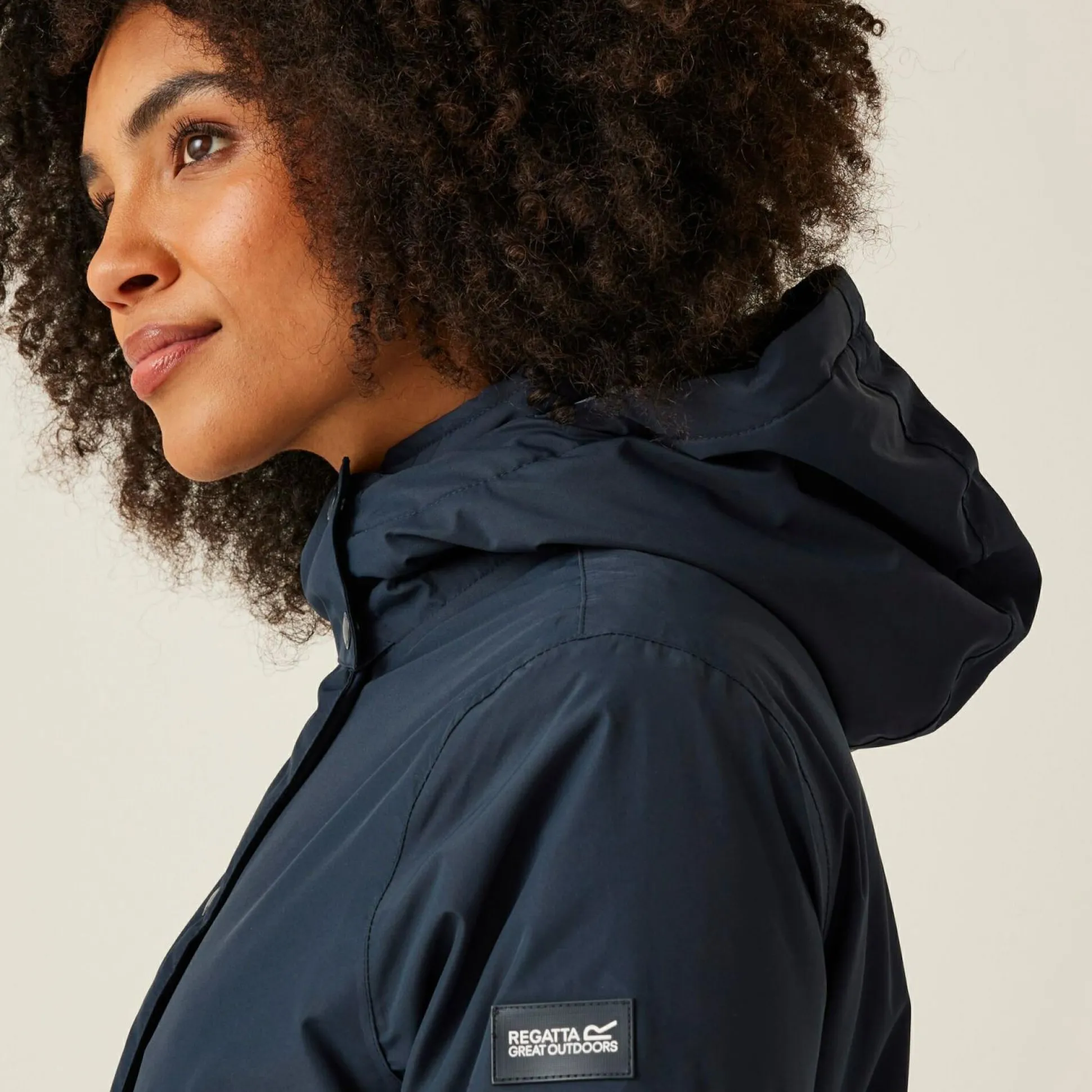 Women's Mireya Waterproof Insulated Jacket | Navy Spot Print