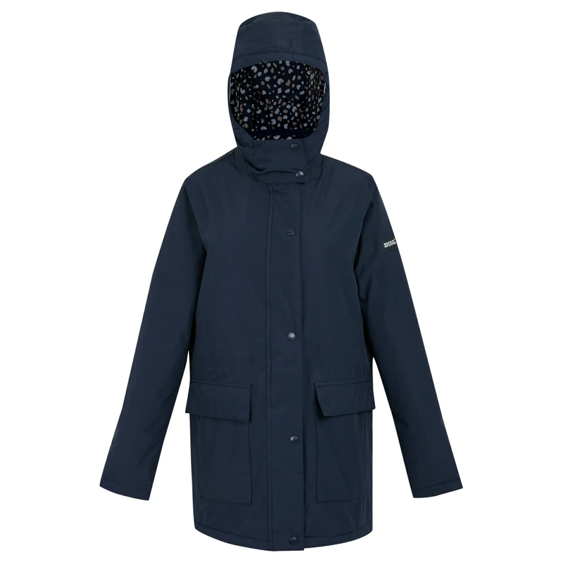 Women's Mireya Waterproof Insulated Jacket | Navy Spot Print