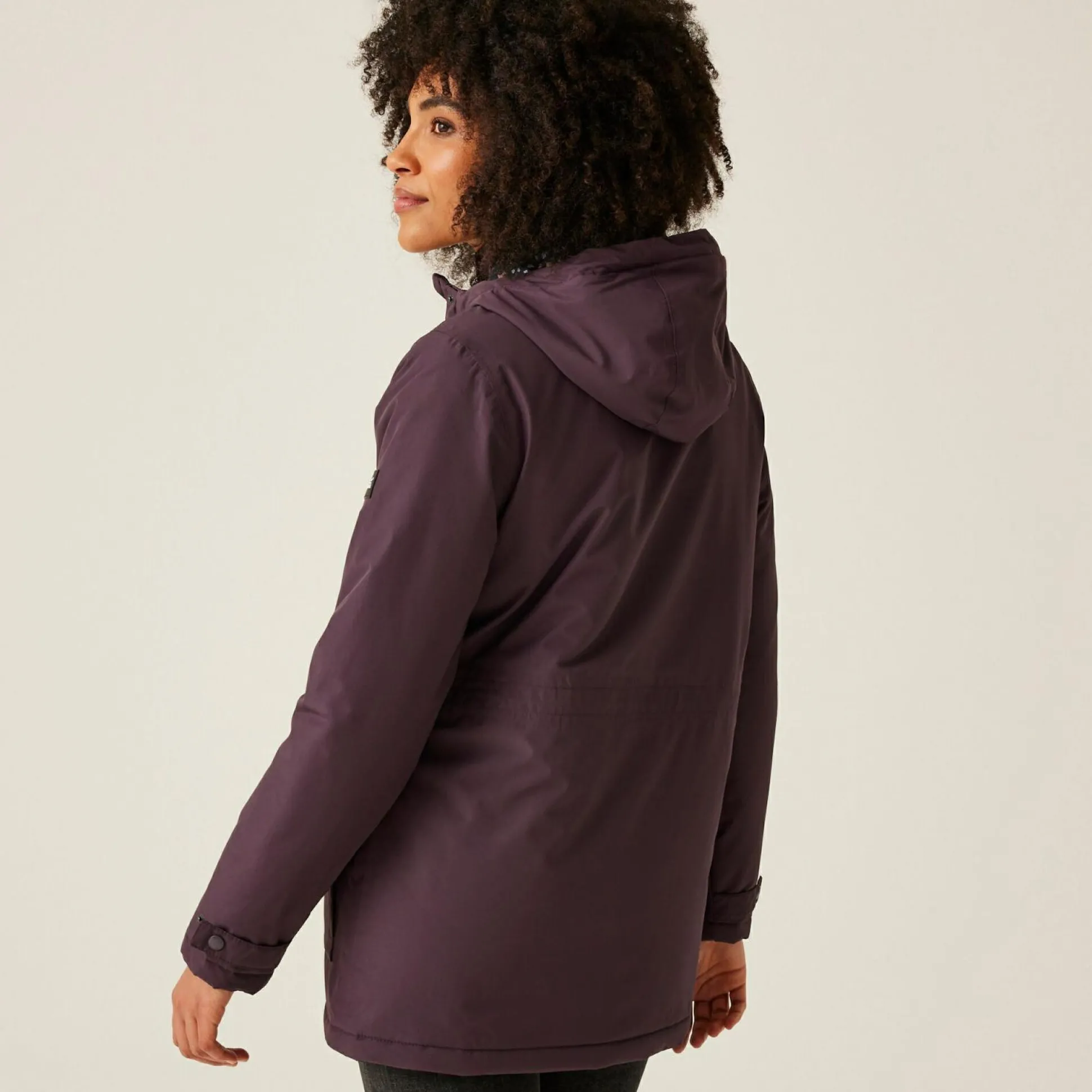Women's Mireya Waterproof Insulated Jacket | Deep Plum Spot Print