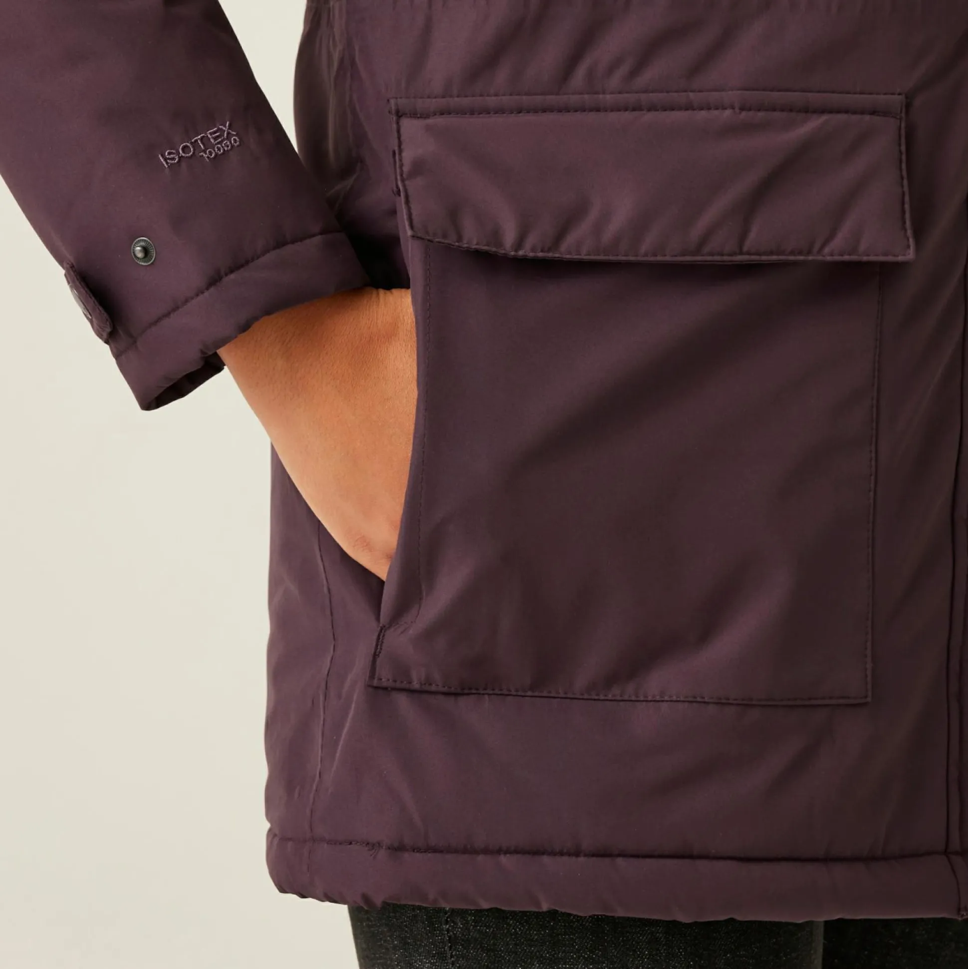 Women's Mireya Waterproof Insulated Jacket | Deep Plum Spot Print