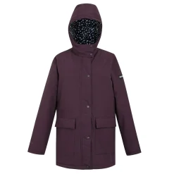 Women's Mireya Waterproof Insulated Jacket | Deep Plum Spot Print