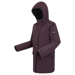 Women's Mireya Waterproof Insulated Jacket | Deep Plum Spot Print