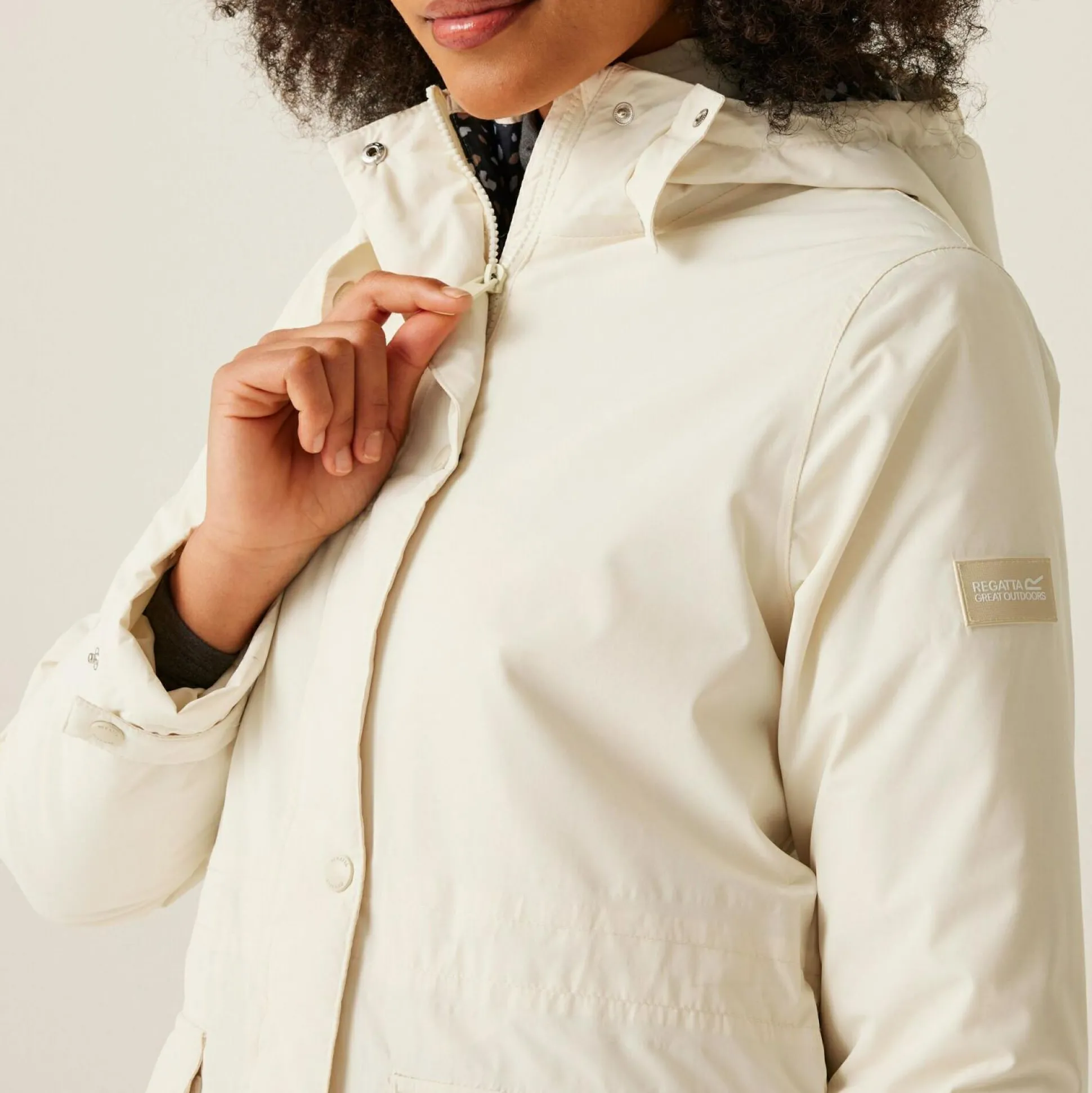 Women's Mireya Waterproof Insulated Jacket | Light Vanilla Spot Print
