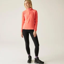 Women's Montes Lightweight Half-Zip Fleece | Peach Bloom Shell Pink