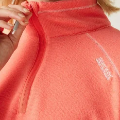 Women's Montes Lightweight Half-Zip Fleece | Peach Bloom Shell Pink