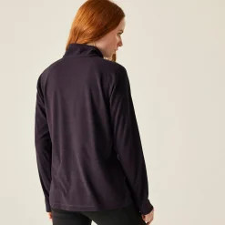 Women's Montes Lightweight Half-Zip Fleece | Deep Plum Black