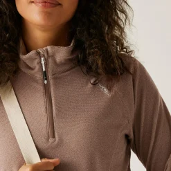 Women's Montes Lightweight Half-Zip Fleece | Brown