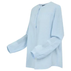 Women's Natine Lightweight Shirt | Chambray Blue Ticking Stripe
