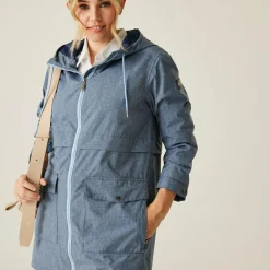 Women's Navaeh Waterproof Jacket | Chambray Dark Denim