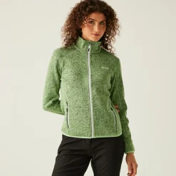 Women's Newhill Full Zip Fleece | Quiet Green Seal Grey