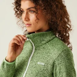 Women's Newhill Full Zip Fleece | Quiet Green Seal Grey