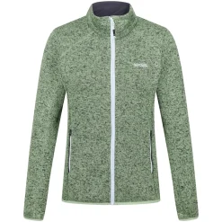 Women's Newhill Full Zip Fleece | Quiet Green Seal Grey