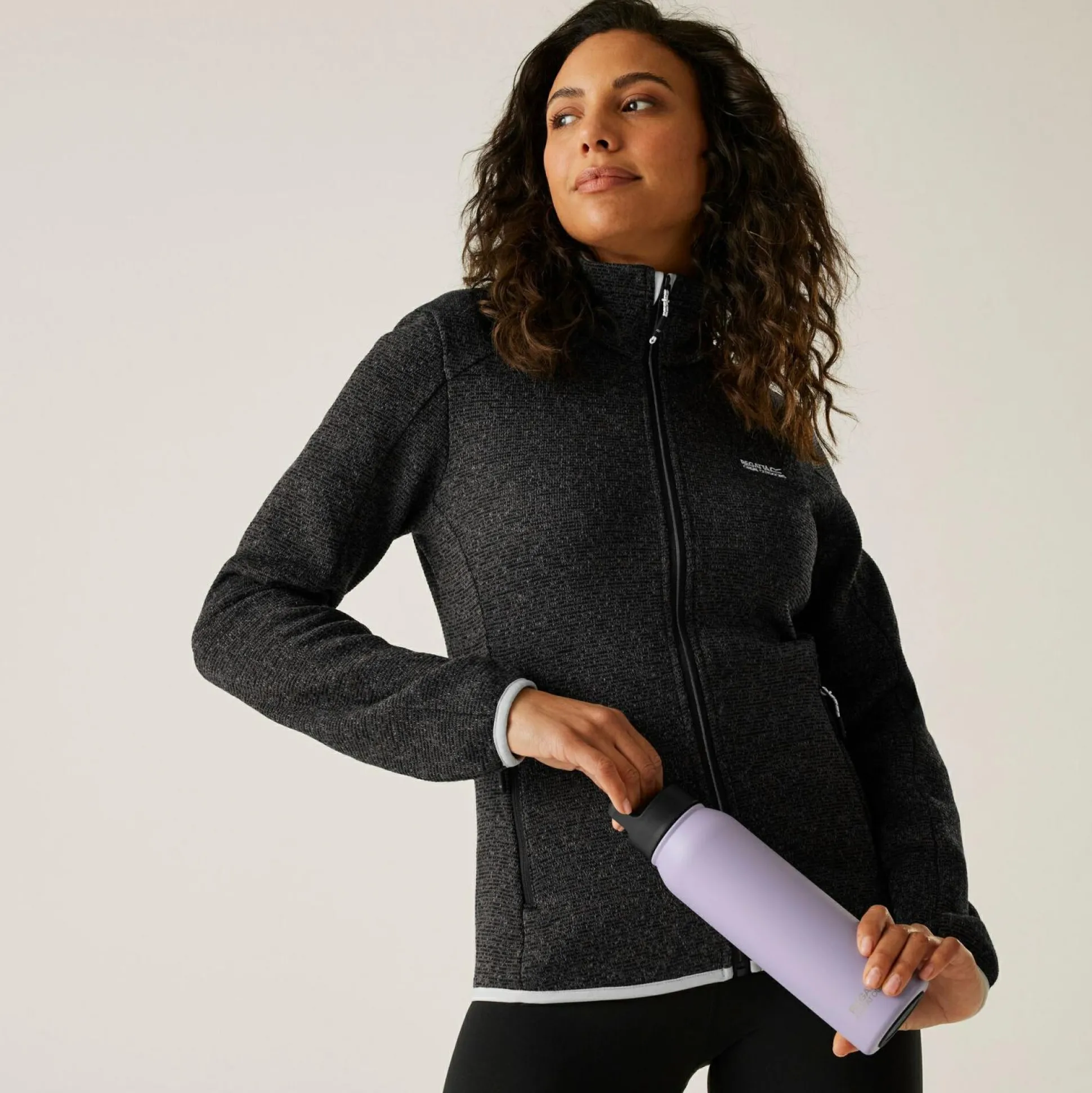 Women's Newhill Full Zip Fleece | Black