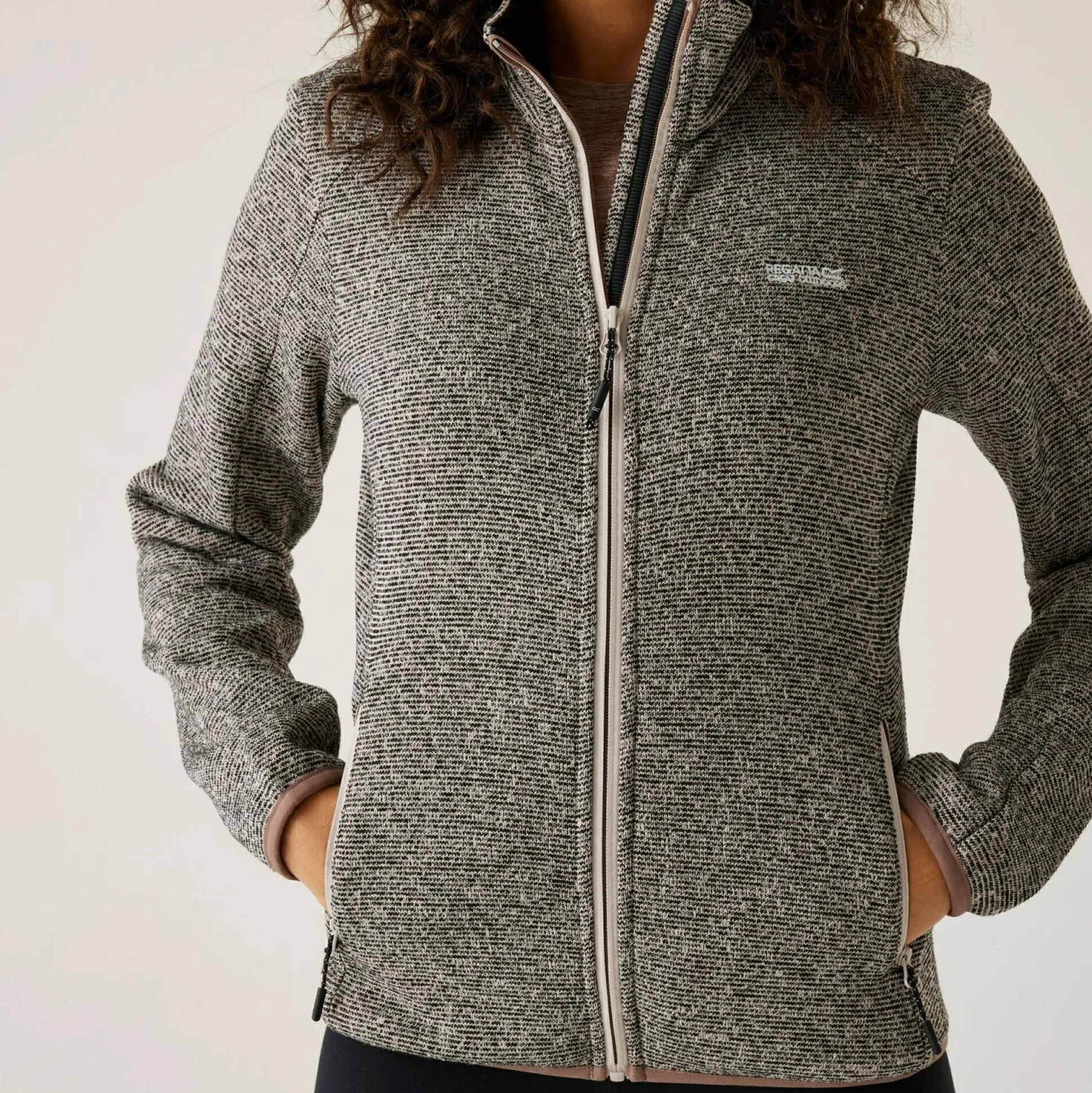 Women's Newhill Full Zip Fleece | Beige