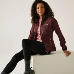 Women's Newhill Hooded Full Zip Fleece | Dusty Rose