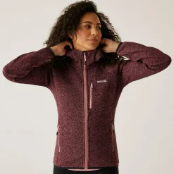 Women's Newhill Hooded Full Zip Fleece | Dusty Rose