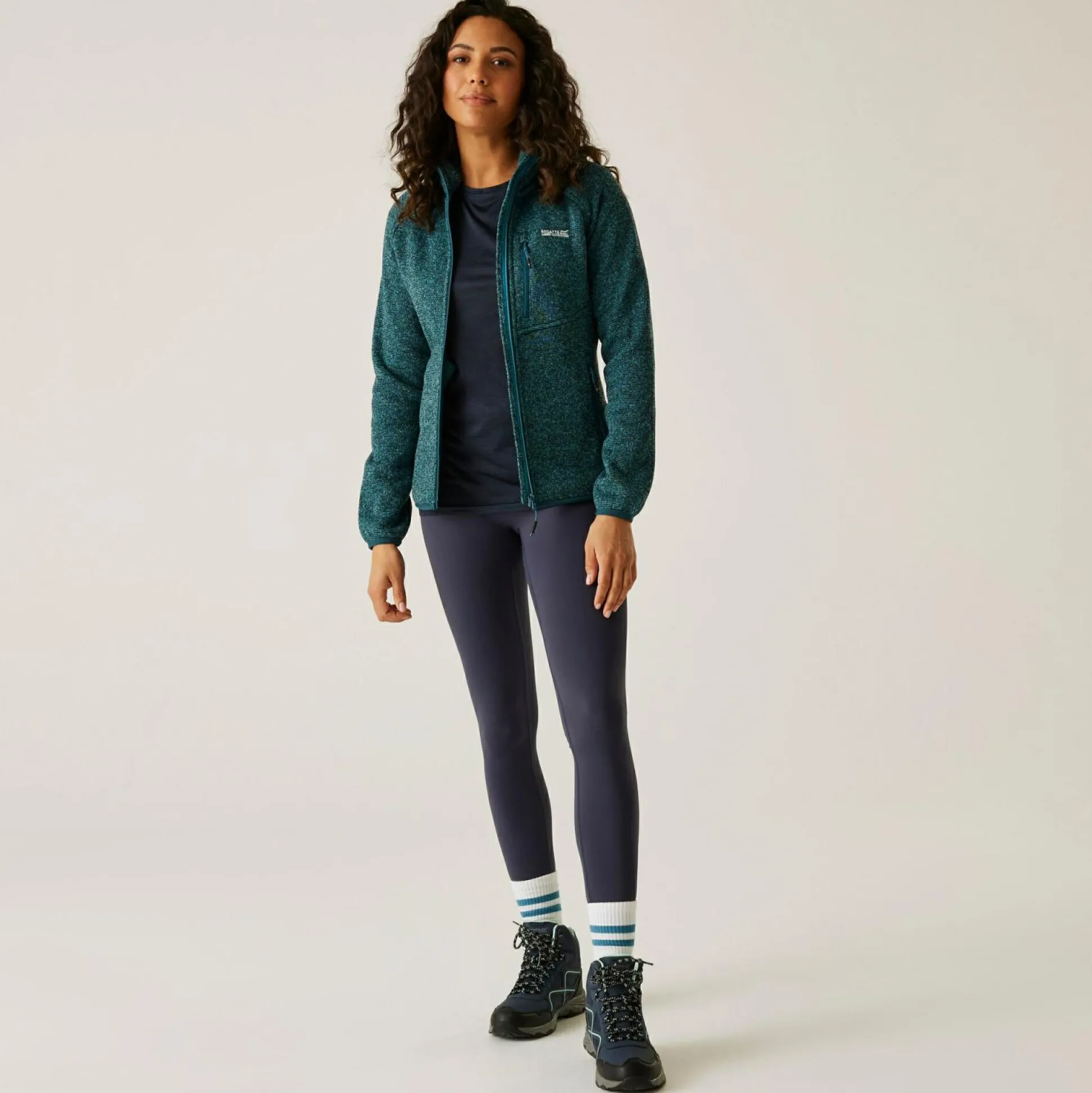 Women's Newhill Hooded Full Zip Fleece | Blue
