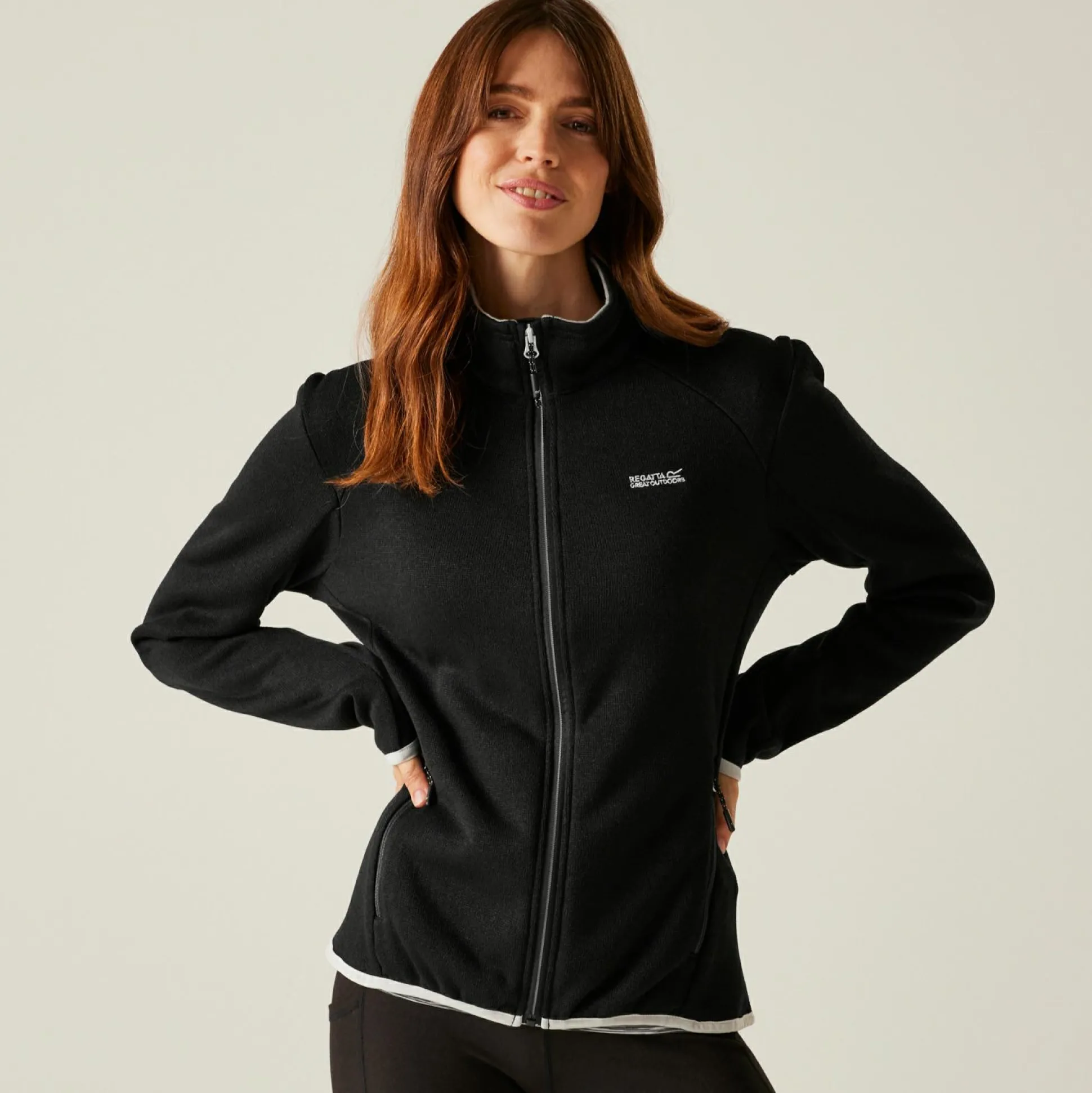 Women's Newhill II Full Zip Fleece | Black Oyster Musroom