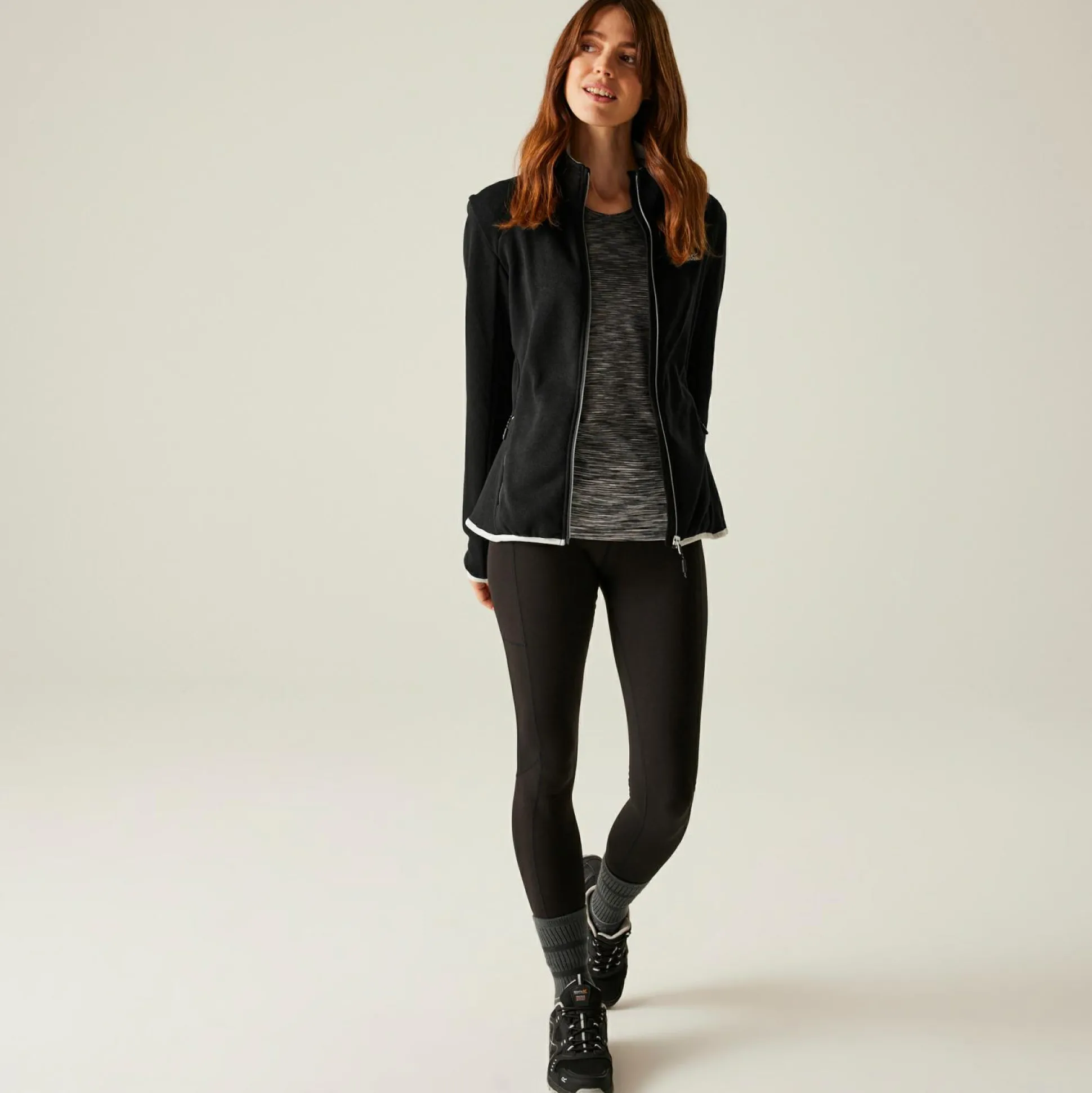 Women's Newhill II Full Zip Fleece | Black Oyster Musroom