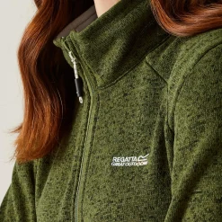 Women's Newhill II Full Zip Fleece | Nephrite Green Light Vanilla