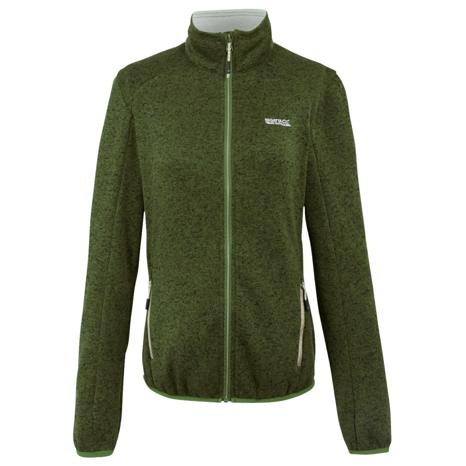 Women's Newhill II Full Zip Fleece | Nephrite Green Light Vanilla