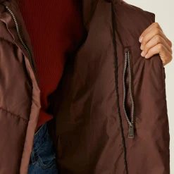 Women's Nurie Quilted Jacket | Dark Brown