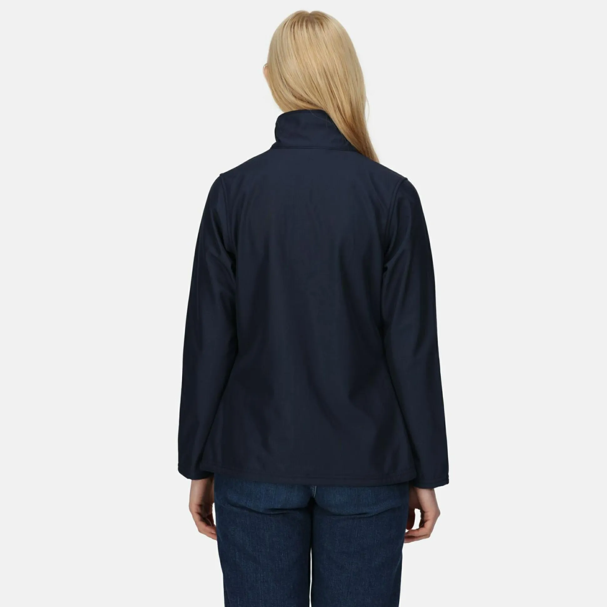 Women's Octagon II Printable 3 Layer Membrane Softshell Jacket | Navy Seal Grey