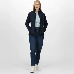 Women's Octagon II Printable 3 Layer Membrane Softshell Jacket | Navy Seal Grey