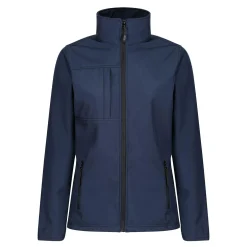 Women's Octagon II Printable 3 Layer Membrane Softshell Jacket | Navy Seal Grey