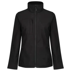 Women's Octagon II Printable 3 Layer Membrane Softshell Jacket | Black