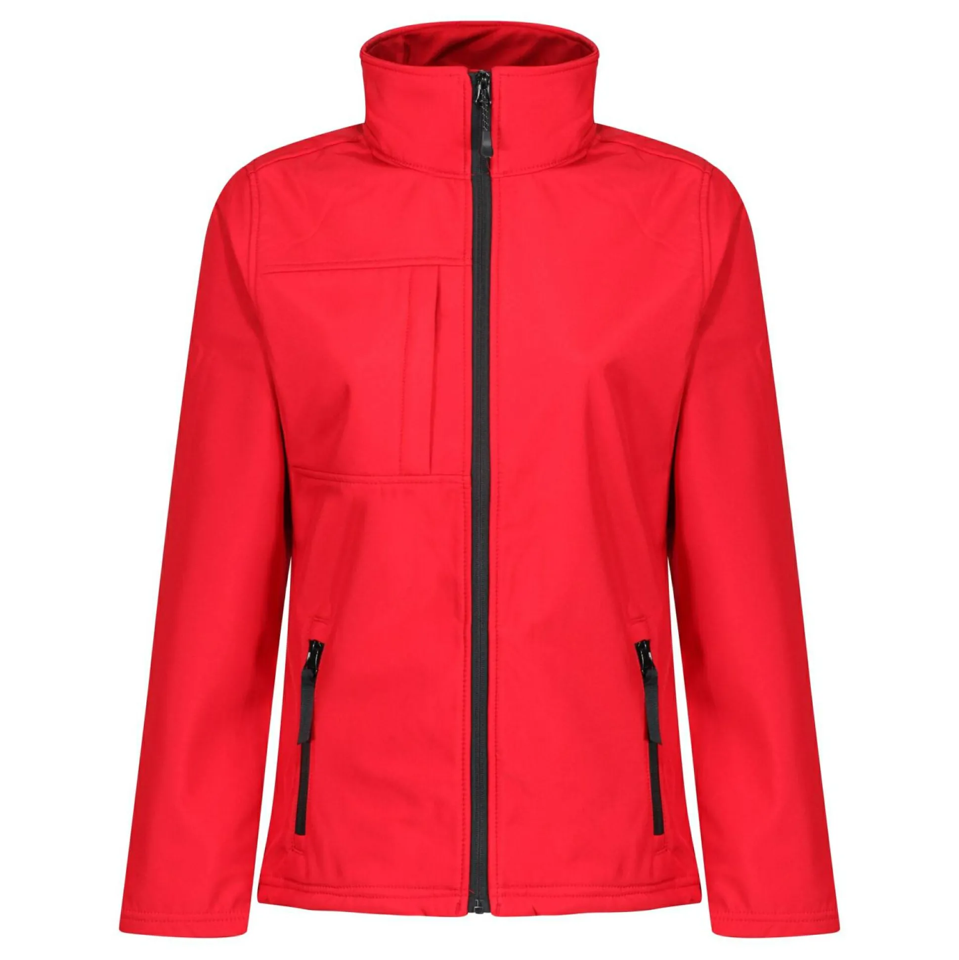 Women's Octagon II Printable 3 Layer Membrane Softshell Jacket | Classic Red Black