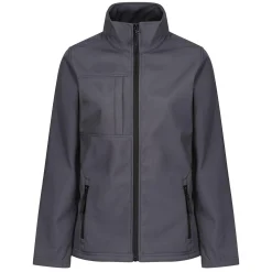 Women's Octagon II Printable 3 Layer Membrane Softshell Jacket | Seal Grey Black
