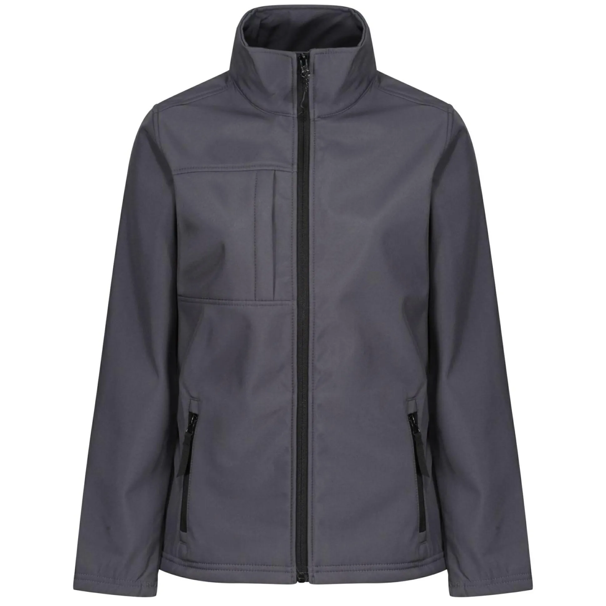 Women's Octagon II Printable 3 Layer Membrane Softshell Jacket | Seal Grey Black