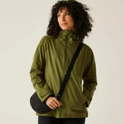 Women's Okara Waterproof Jacket | Nephrite Green Camo Green