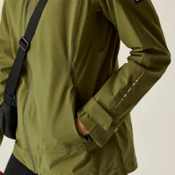 Women's Okara Waterproof Jacket | Nephrite Green Camo Green